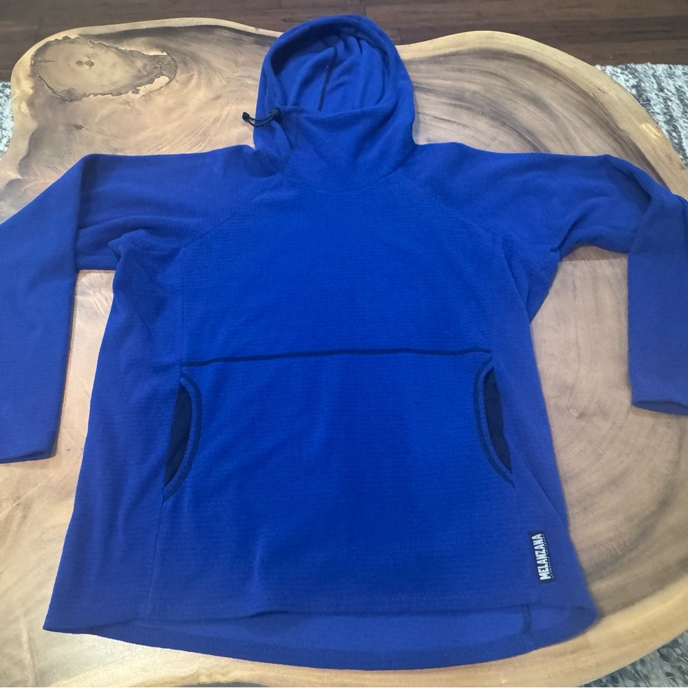 Melanzana men’s microgrid hoodie